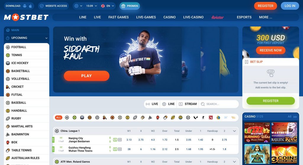 Mostbet - Онлайн-букмекерская контора и казино